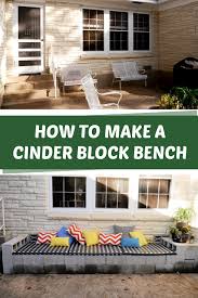 I hope this easy project will inspire you for performing further ideas. Diy Cinder Block Bench C R A F T