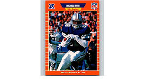 Check spelling or type a new query. Amazon Com 1989 Pro Set Football Series 1 89 Michael Irvin Rc Rookie Dallas Cowboys Official National Football League Nfl Trading Card Collectibles Fine Art