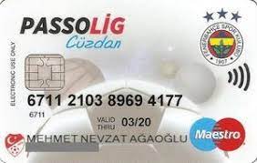 Spor toto süper lig ve spor toto 1. Functional Card Fenerbahce Sports Venues Centres Turkey Passolig Col Tr Passolig 006