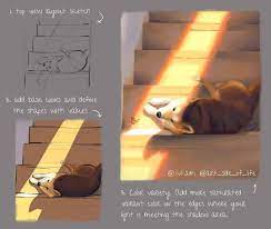 Lighting Tip By Ivkam Aka Art Side Of Life Digital Painting Tutorials Digital Painting Techniques Painting Tutorial