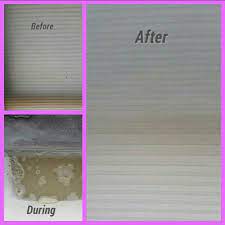 How I Cleaned My Cellular Blinds: 1 Scoop Oxyclean (Kroger Brand), 1/2 Cup  Liquid Detergent (Purex Brand), Filled … | Cellular Blinds, Diy Staining, Cleaning  Blinds