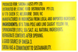 Sirena Tuna In Springwater 185g Fruitologist