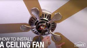 Make sure you turn the power source off before taking apart the ceiling fan to be safe. Ceiling Fan Installation