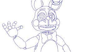 Print coloring page download pdf. Fnaf Toy Bonnie Coloring Page Novocom Top