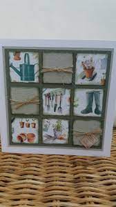Card For A Gardener Made With Docrafts Papermania Home To Nest Paper Craftwork Cards Handmade Birthday Cards Cards Handmade
