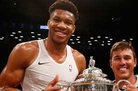 Now, if he could just help the bucks get past the nets, that would be a very fine nightcap indeed. Noted Jacked Guy Brooks Koepka Looks Bite Sized When Standing Next To Giannis Antetokounmpo This Is The Loop Golf Digest