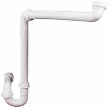 space saving trap for lavatory sinks
