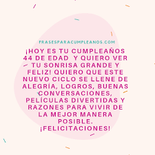 En el cielo, directamente después de dios, viene un papá. Las Mas Originales Felicitaciones De Cumpleanos De 44 Anos Frasescumple