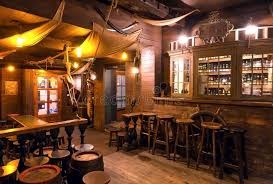 Once Upon A Time In The West Bar Scene Interior Of Old Schooner Style Bar With Old Wooden Furniture Pirate Themes Deco Aff Wooden Furniture Pirate Decor Home Library Design Lakehouse Decor