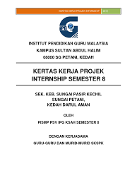 Usg (urgensy, seriously dan growth) utk menentukan prioritas. Kertas Kerja Projek Internship