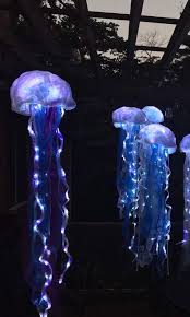 5 out of 5 stars (28) 28 reviews $ 80.00 free shipping favorite add to. Light Up Hanging Jellyfish With Remote Whimsical Unique Lighting For An Indoor Outdoor Tiki Bar Unique Party Decor Or Under The Sea Theme Hanging Jellyfish Sea Decor Fish Under The Sea