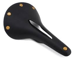 Brooks C17 Cambium Carved Chris King Edition Saddle (Black/Gold Rivets)