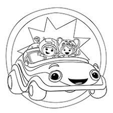 Cut out each rectangle using scissors & attach them in order (refer to the numbers on each rectangle) with the binder clips. 10 Best Team Umizoomi Coloring Pages For Your Toddler
