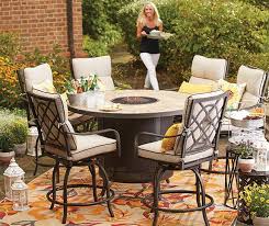 Wilson Fisher Grandview Patio Fire Pit Dining Set Big Lots In 2020 Fire Pit Dining Set Patio Fire Pit Patio Seating Sets