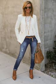 Black Blazer And Jeans Woman My New Jacket And Boots Trendy Work Outfit Latest Fall Fashions Casual Chic Spring