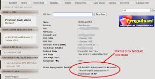 Nah jika belum sesuai kamu harus segera memperbaikinya ya. Tata Cara Mengecek Status Usulan Kenaikan Pangkat Pns Di Website Bkn Pusat Budi Laksono