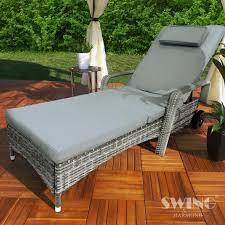 Xizzi patio sets,big size outdoor patio furniture 12 pcs, all weather pe rattan furniture with 4 pillows and and furniture covers,no assembly required (12 pcs big size, grey rattan/red cushion) 4.7 out of 5 stars. Polyrattan Garten Liege Rattan Sonnenliege Kaufland De