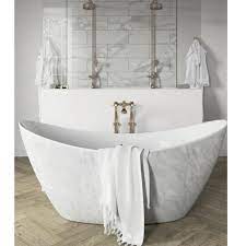 Shop our stone freestanding tubs in marble, granite, sandstone, or travertine. Heritage Wenlock Marble Effect De Freestanding Bath Sanctuary Bathrooms