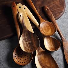 Big Teak Rice Paddle Natural Wood Kitchen Utensil Serving Spoon For Rice Big Potatoes Table Spoon High Quality Solid Wood Kitchen Utensil In 2020 Wood Kitchen Utensils Wooden Utensils Wooden Kitchen