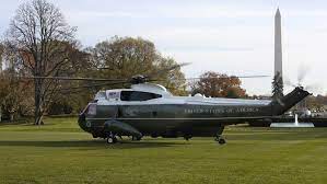 El helicóptero presidencial en el estadio de all boys, en floresta. Foto Revelan Imagenes Del Nuevo Helicoptero Presidencial De Ee Uu Aterrizando En La Casa Blanca Rt
