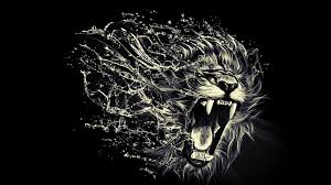 Black And White Angry Lion Face Wallpaper Angry Lion Wallpaper 43 Pictures In 2020 Lion Wallpaper Lion Tattoo Lion Art