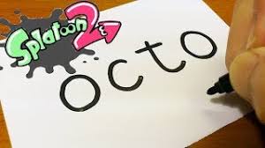 How to draw octoling from splatoon. How To Turn Words Octo Splatoon 2 Octo Expansion Into A Cartoon How To Draw Doodle Youtube