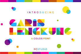 Garis Lengkung Colorful Font Handwritten Quotes Font Bundles Blog Colors