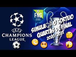 Bola futebol de campo adidas final 21 uefa champions league. Simulacao Sorteio Champions League 2020 2021 Quartas De Final Youtube