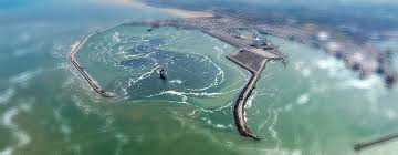 Bouygues Travaux Publics Project Extending The Port Of Calais Into The Sea
