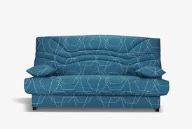 Banc de lit lille coffre de rangement avec assise pouf capitonné bout de lit avec pieds conique en bois, structure mdf et tissu noir. Banquette Lit Clic Clac Etoile Avec Coffre De Rangement