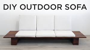 Outdoor or indoor bench can be used as a seat or for storage patio furniture is made of sturdy pvc and steel trunk is perfect for storing garden. Diy Outdoor Sofa Youtube