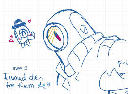 I drew ricochets remodel in hype for the new update! Sachi Ricochet Simp On Twitter Drawpile With Friends Brawlstars Brawlstarsart Barley Rico Spike Shelly Piper Tara Colt Bibi