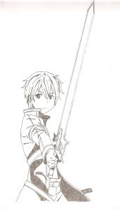 Line art i made for my friends birthday i do not own sword art online it was created by reki kawahara feel free to color this. Sword Art Online Kirito By Fairytail0079 On Deviantart