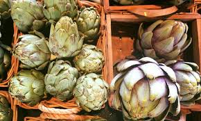 The thick bracts and the receptacle of the immature flower head, known as the heart, are a culinary delicacy. Artichoke Fruits And Vegetables Montreal S Public Markets