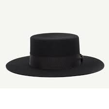 Trumpet Blues Wool Wide Brim Boater Hat With 3 Brim And 3 3 4 Crown Made In America By Goorin Bros Mens Hat Wide Brim Fancy Hats Hats For Men