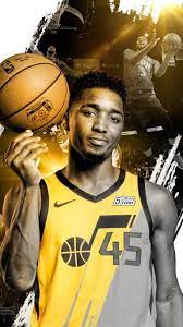 Donovan mitchell, novato de los utah jazz, está marcando tendencia en la nba por su forma de jugar, sus mates y sus altos. Official Utah Jazz Wallpaper Utah Jazz Donovan Mitchell Donovan