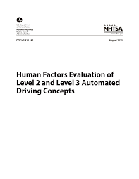 pdf human factors evaluation of level 2 and level 3