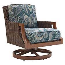 Island fusion swivel accent chair. Amazon Com Tommy Bahama Harbor Isle Patio Swivel Rocker Lounge Chair In Green Garden Outdoor