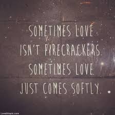 Love Comes Softly Love Quotes Sometimes Instagram Instagram Pictures Instagram Graphics Comes Firecrackers Softly Love Comes Softly Love Quotes Words