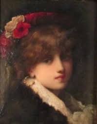 Portrait of a young lady by Paul Prosper Tillier artist at Bonhams auction  house