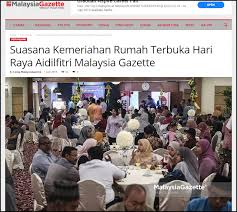 Aidilfitri 2019 akan disambut pada hari selasa, 4 jun 2019. 5039 Suasana Kemeriahan Rumah Terbuka Hari Raya Aidilfitri Malaysia Gazette Malaysia Gazette 01 07 2019