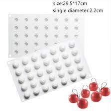 Plastic container city has a variety of paper baking molds for all of your baking activities. 35 Small Round Cavity Silicone Molds For Baking Pan Round Etsy Cupcake Decorating Tool Decorating Tools Chocolate Molds