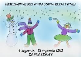 Do 17 stycznia w całym kraju obowiązują ferie zimowe. Zajecia Dla Dzieci W Ferie Zimowe 2020 Fundacja Pracownia Kreatywna