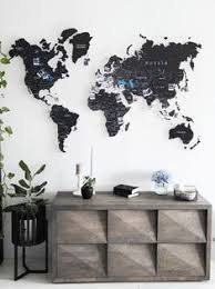 Metal World Map Modern World Map Xxl Wall Hanging Decor Free Worldwide Express Shipping World Map Wall Decor World Map Decor Kids Room Deco