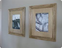 Diy picture frame & mat. Burlap Matting Knockoffdecor Com