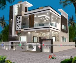 3 bedroom modern flat roof style 1600 square feet house. House Front Design Indian Style Top 10 Indian Style House Designs