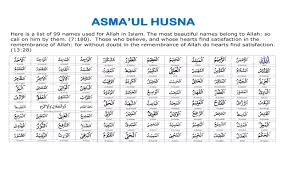 Daftar, tulisan, dan arti (dengan gambar. Asmaul Husna Mp3 For Android Apk Download