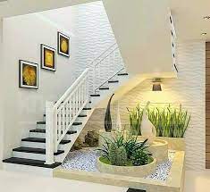 If You Have Space Under The Stairs Of Your Home Then It S Time To Decorate This Space The Small Garden Under Stairs Stairs Design Interior Home Stairs Design