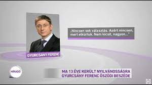 Gyurcsány ferencet 2001 végén ismertem meg a józsef attila alapítvány egyik. Ma 13 Eve Kerult Nyilvanossagra Gyurcsany Ferenc Oszodi Beszede Youtube