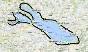 Karte Bodensee Radweg Etappen Karte Bodensee Radtour Bodensee Radweg